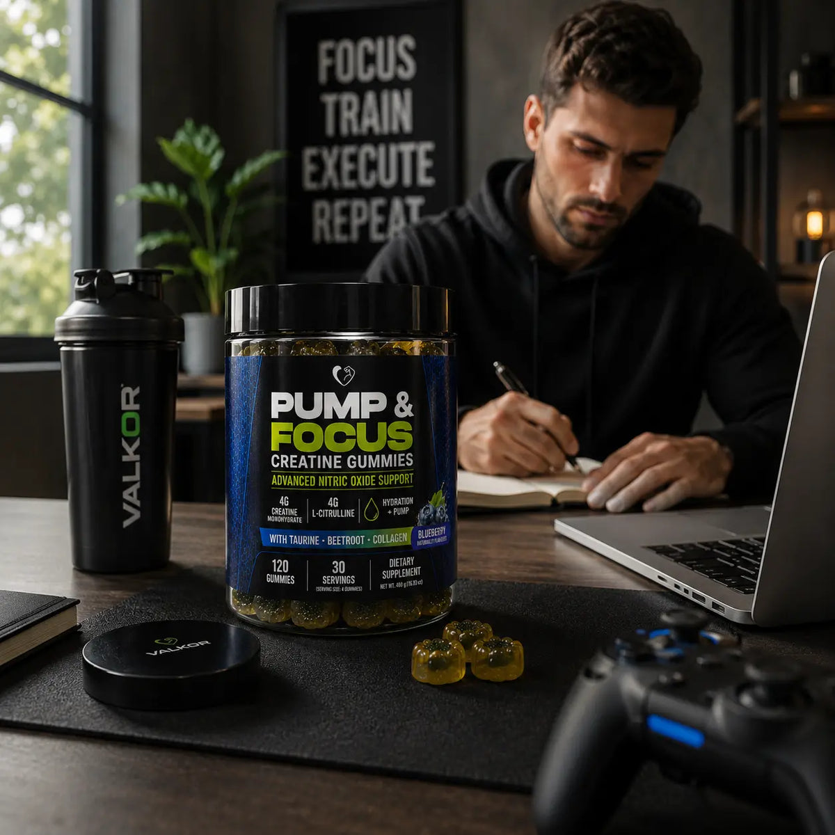 VALKOR Pump & Focus Gummies